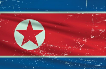 Bandeira da Coreia do Norte